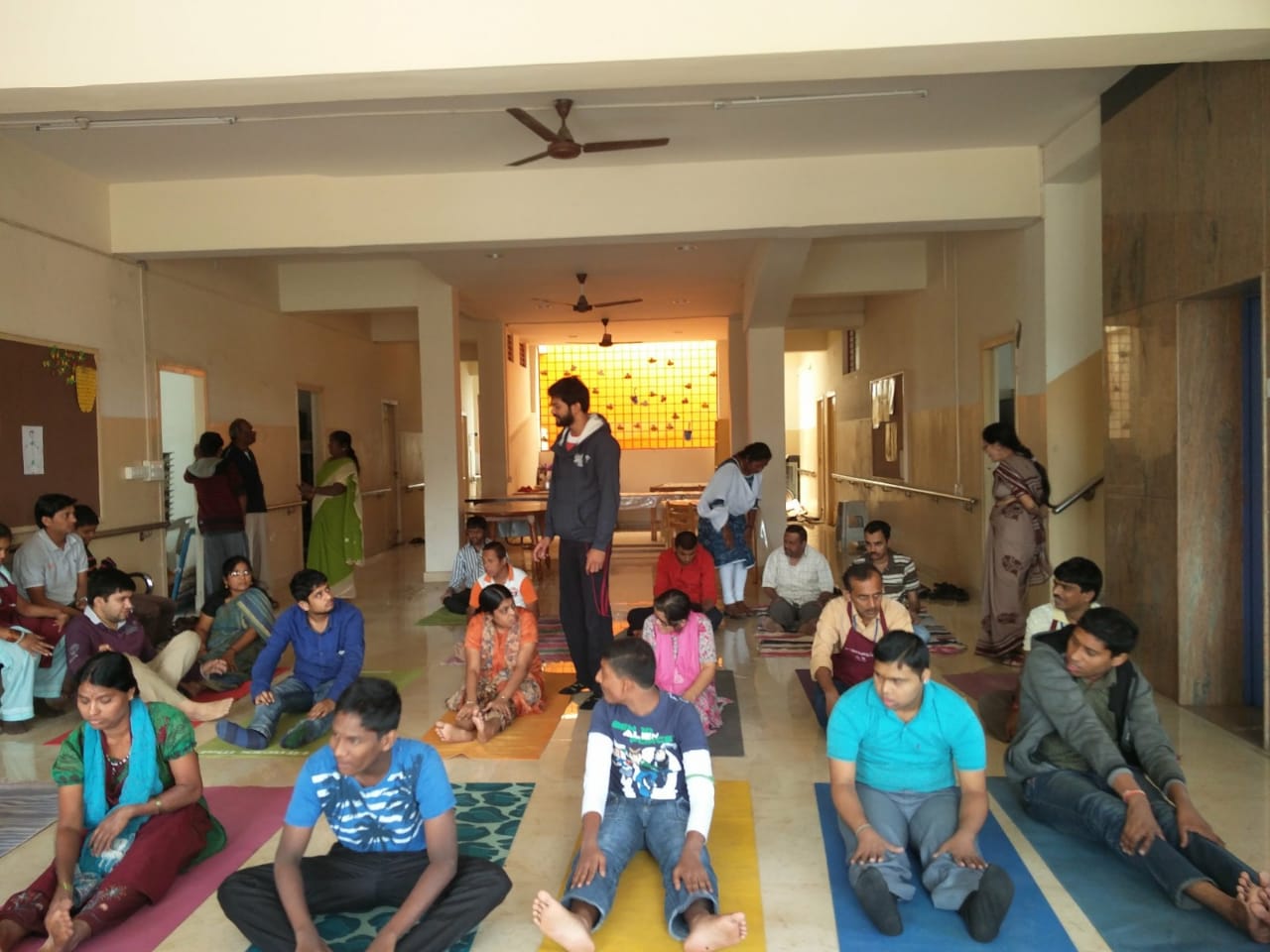 Teaching Yoga to differently abled people