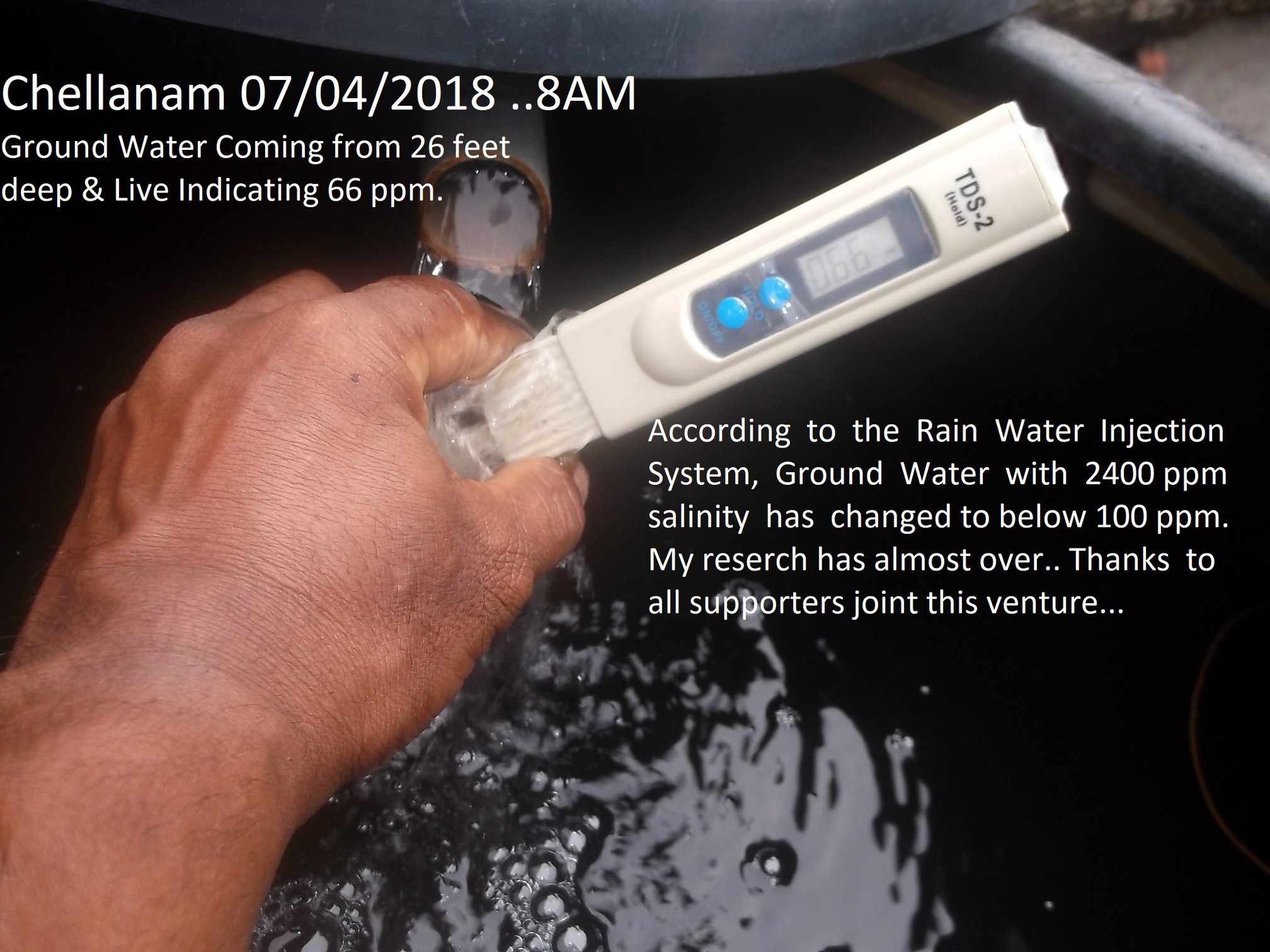 Mechanic Innovates Rainwater Syringe