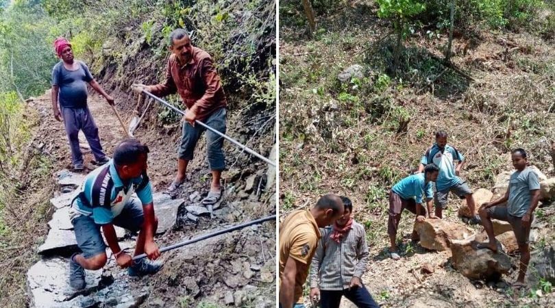 Uttarakhand Retired Army Man Builds Road