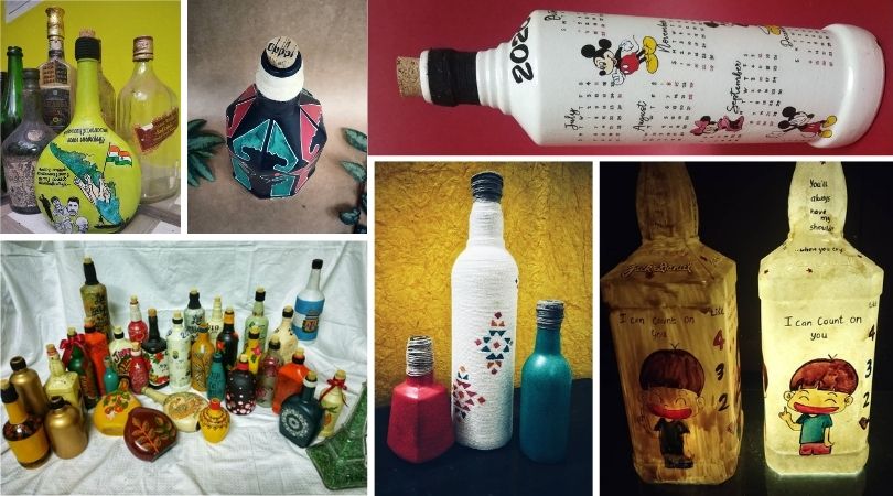 waste bottle craft business