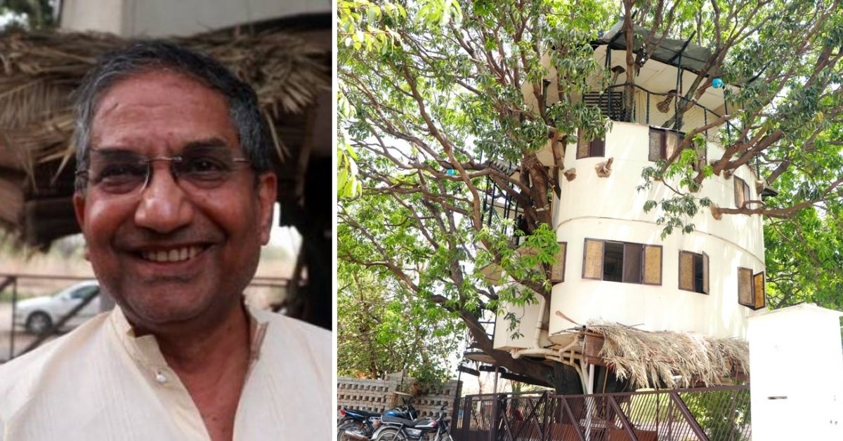 87 साल पुराने आम के पेड़ पर इस शख्स ने बनाया चार मंजिला घर, नहीं काटनी पड़ी एक भी टहनी 2 Iit Engineer Built Treehouse