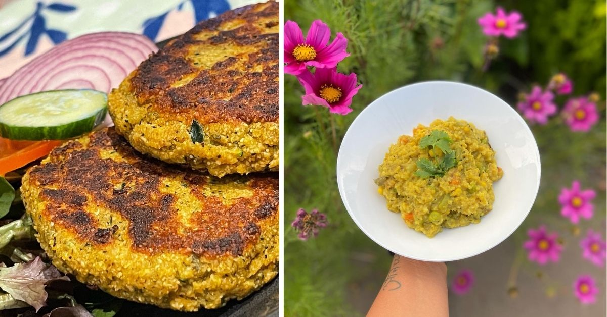 daal and patties made of lentils