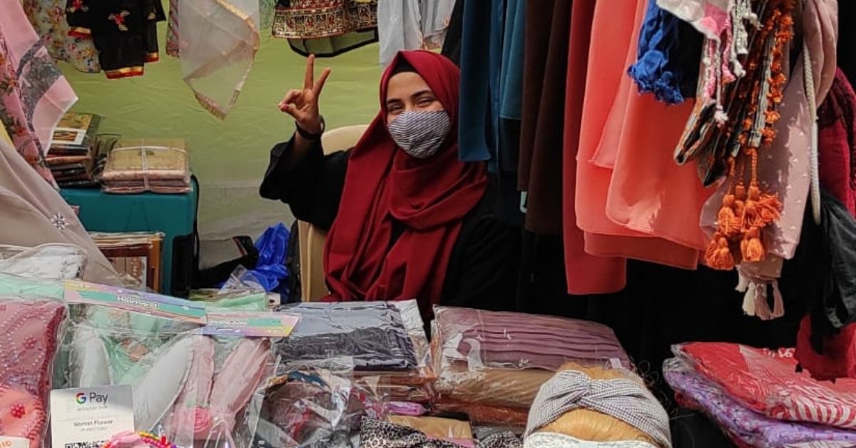 Girl With Hijab selling More Hijabs