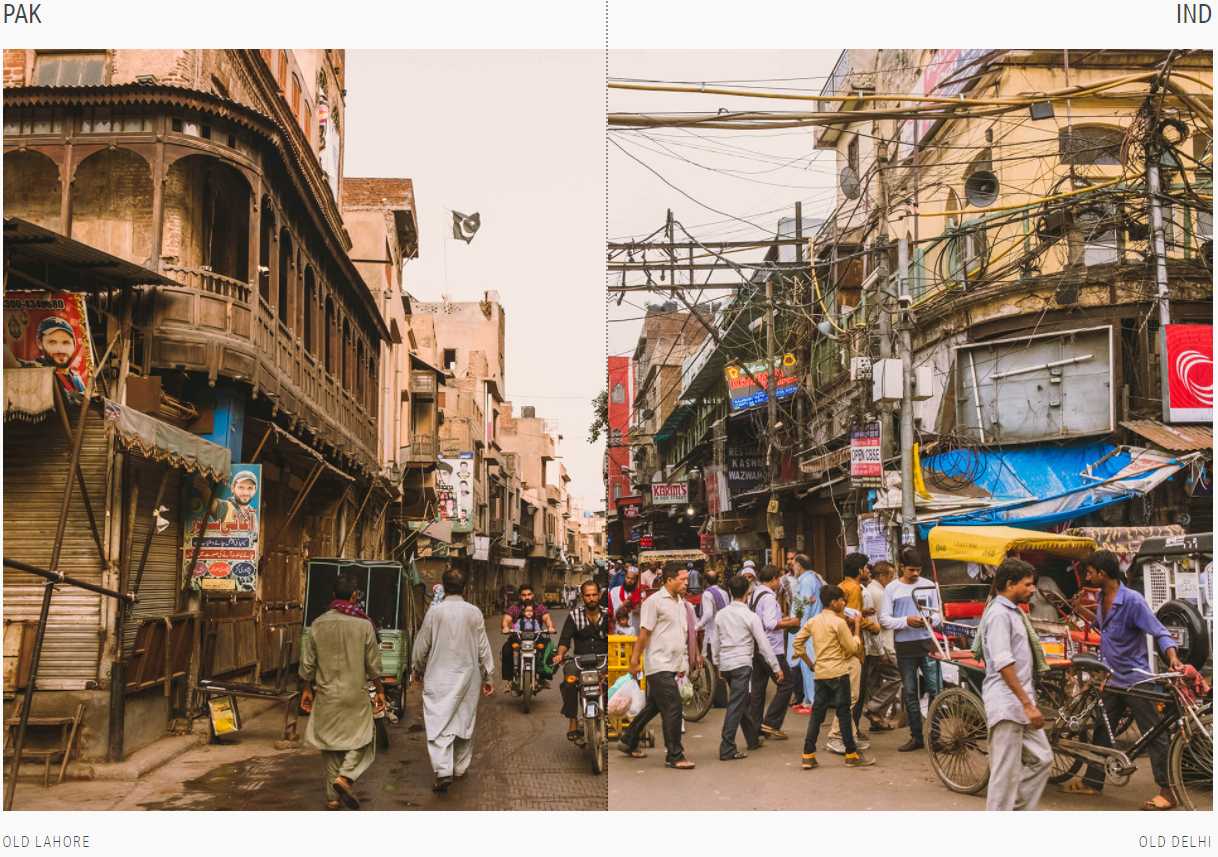 Old Lahore and Old Delhi 