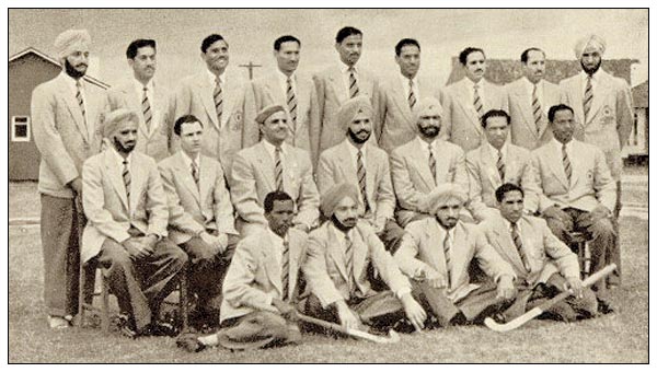 Indian Hockey Team in 1956