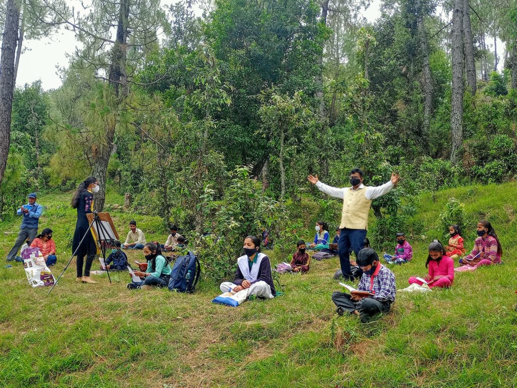 Kalyan Mankoti gave bookish knowledge, as well as prepared them as enlightened citizens by connecting them with nature.