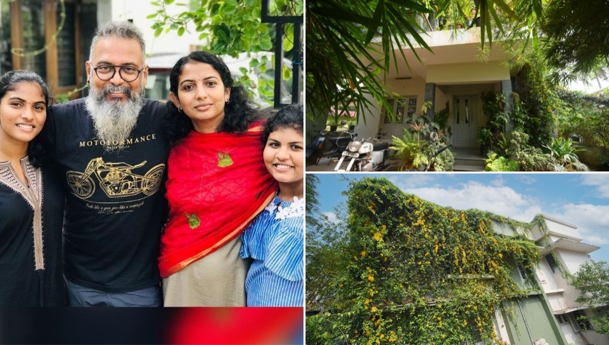 Kerala family with environment friendly house