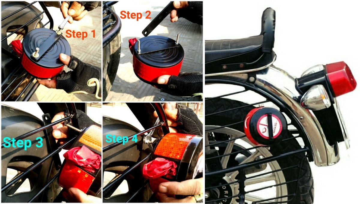 Install Semi Automatic bike cover on your bike 