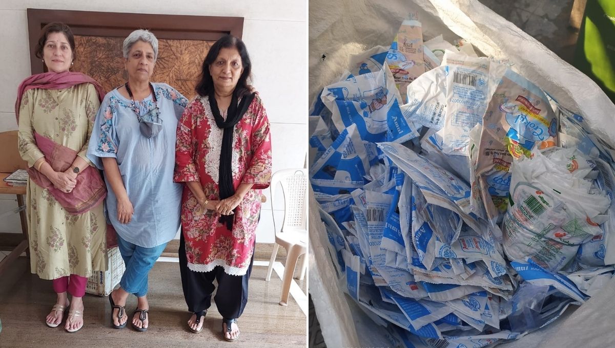 Mumbai Women started Milk Bag Project