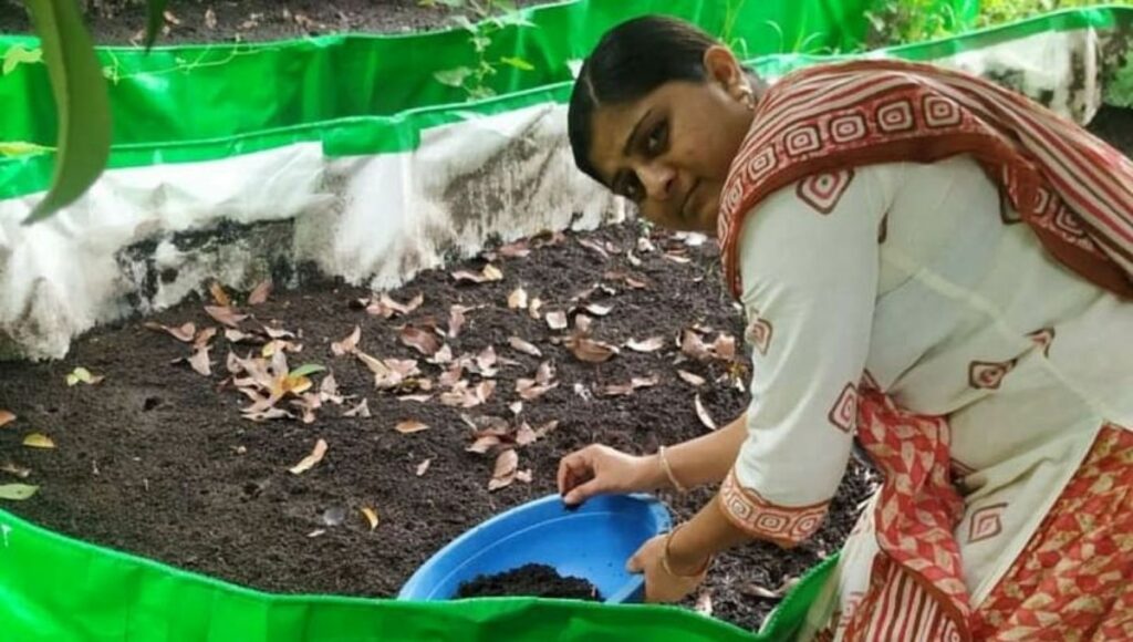 Women doing compost business 