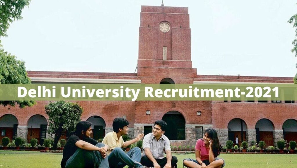 Government Jobs In Delhi University