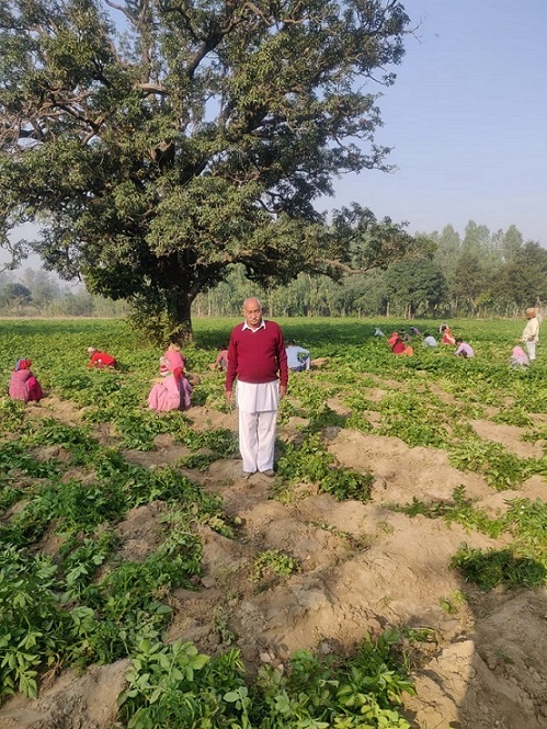 Punjab Farmer, Premchand in his farm