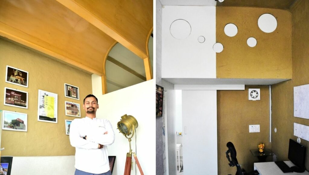  Architect Anant Krishna In His Office made as a green building in India 