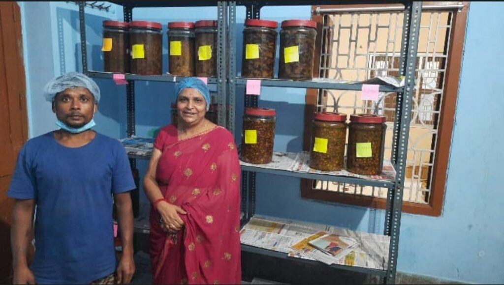 kalapna jha owner of jhaji online pickle business 