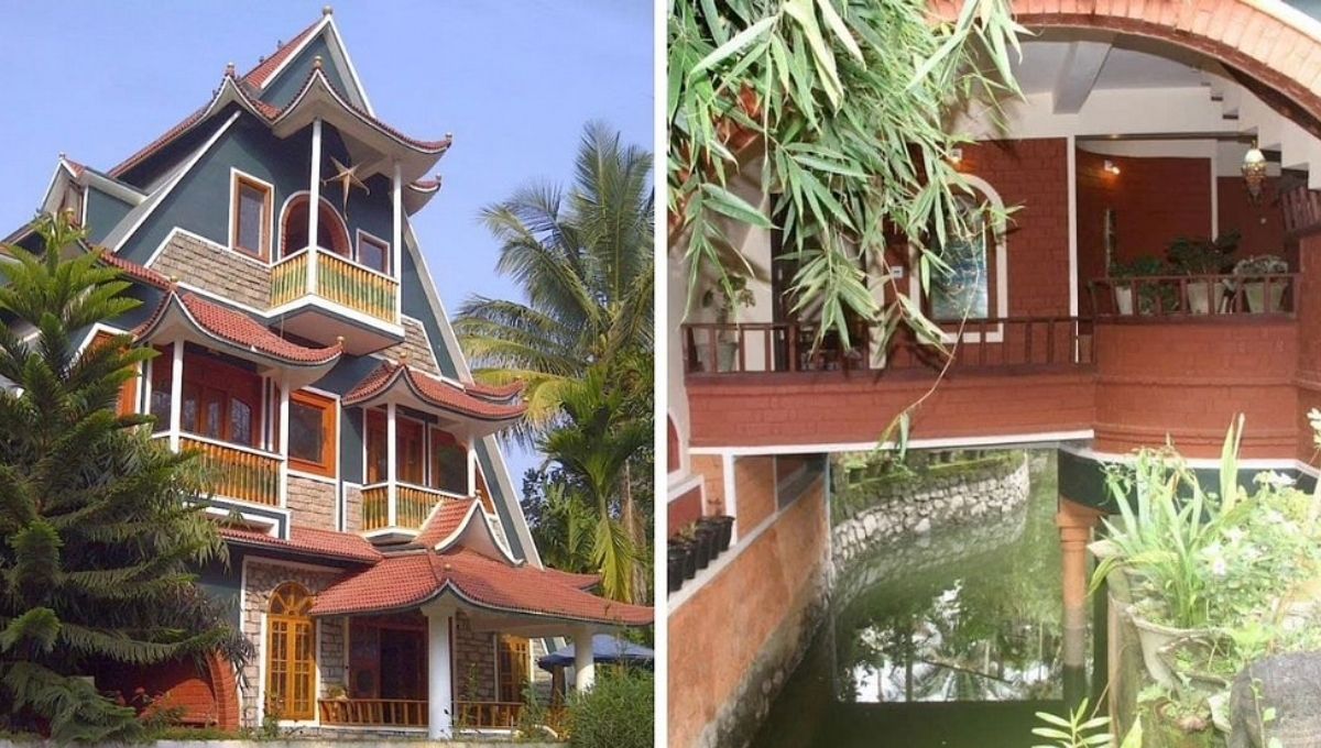 Bamboo Villa: Kerala Teacher Made Unique Home Stay In Middle Of Pond
