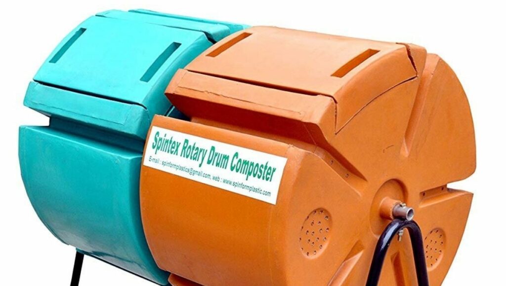 portable twin drum composter 