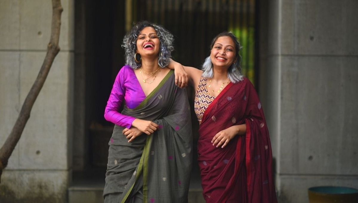 Sujata and Taniya Biswas, founders of saree brand Suta