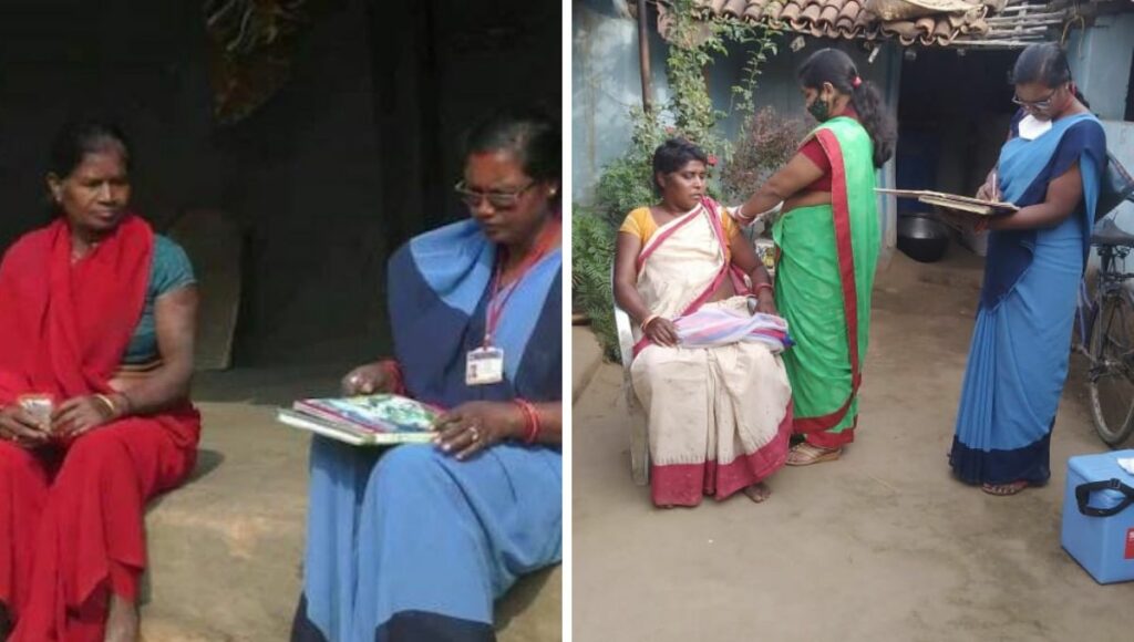 as a asha worker matilda is taking care of villages health 