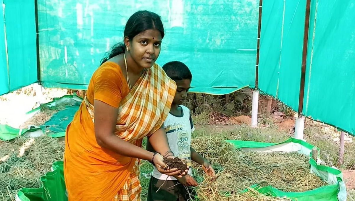Home gardener Azhaku Dheeran from Tamil Nadu Started Business of Vermicompost