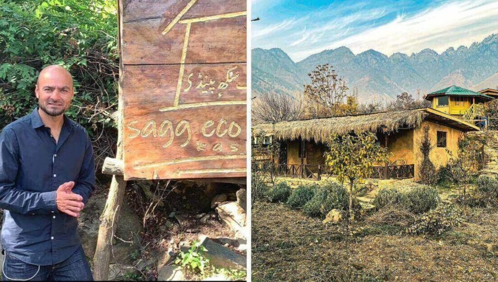 Sagg eco village is first eco village of Kashmir started by Fayaz Ahmad Da