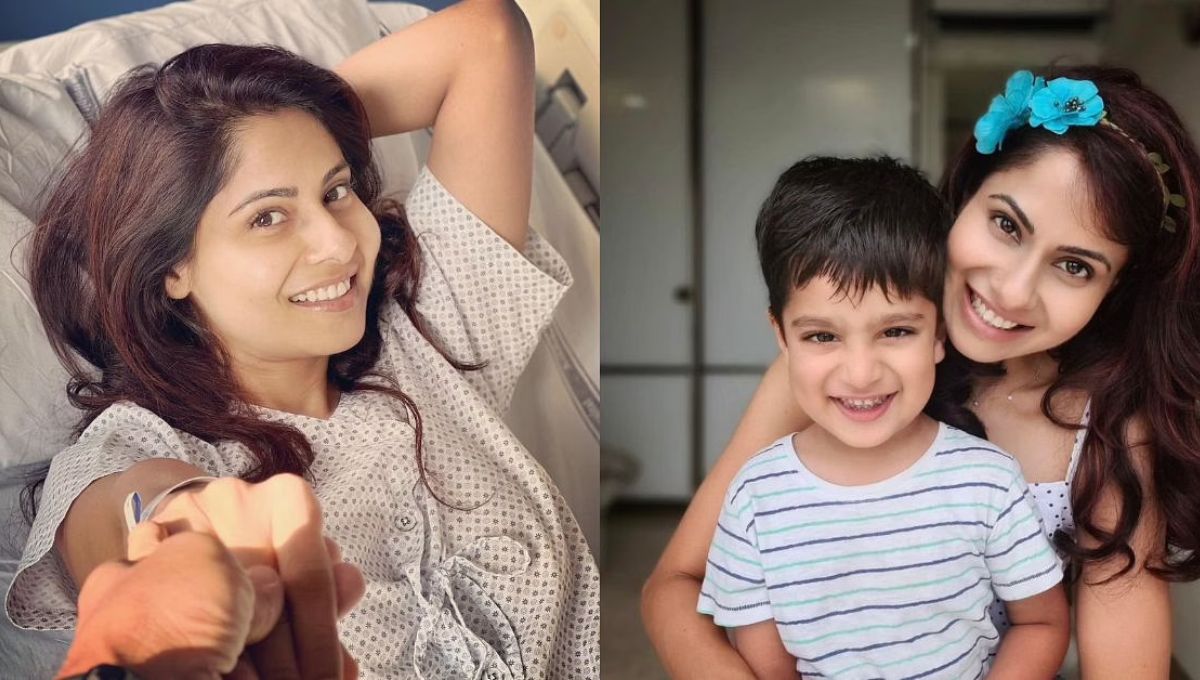 actress Chhavi Mittal with her son