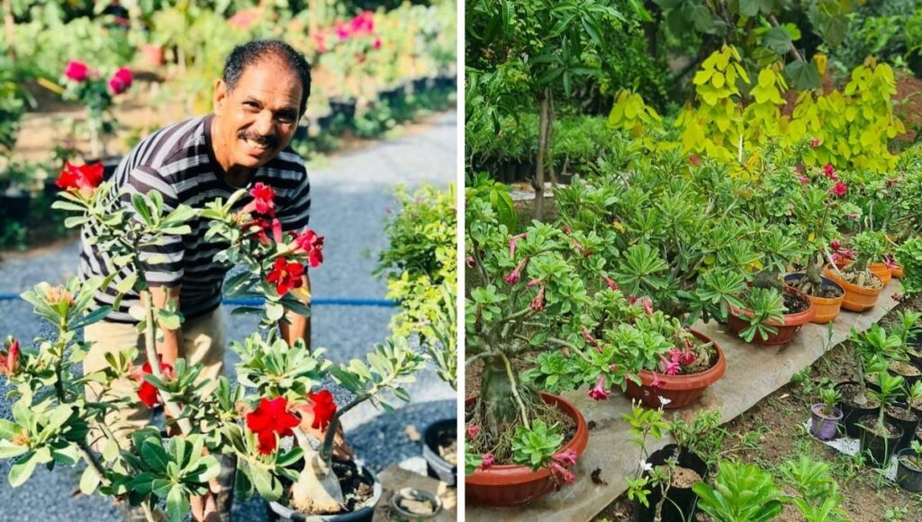 Sureshchandra Enjoying Gardening 
