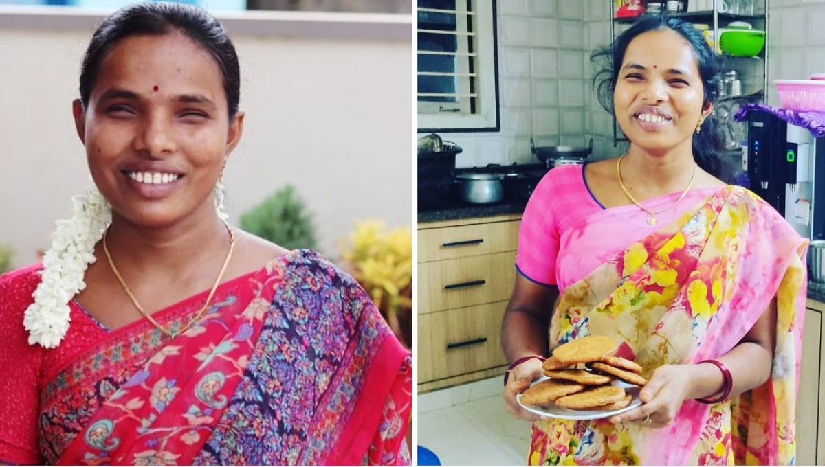 Boddu Naga Lakshmi is a visually-impaired Food YouTuber.