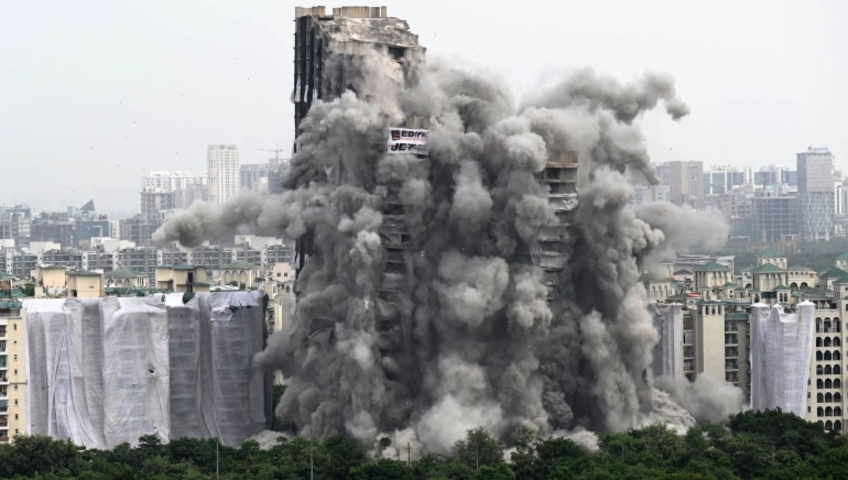 Noida Supertech Twin Tower Demolition