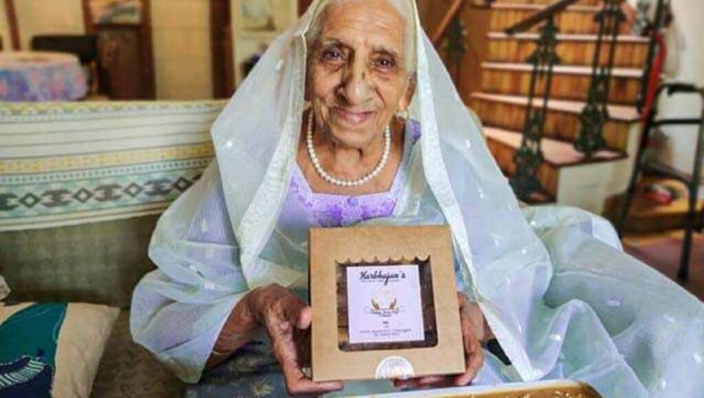 at the age of 90 harbhajan running homemade sweet business 