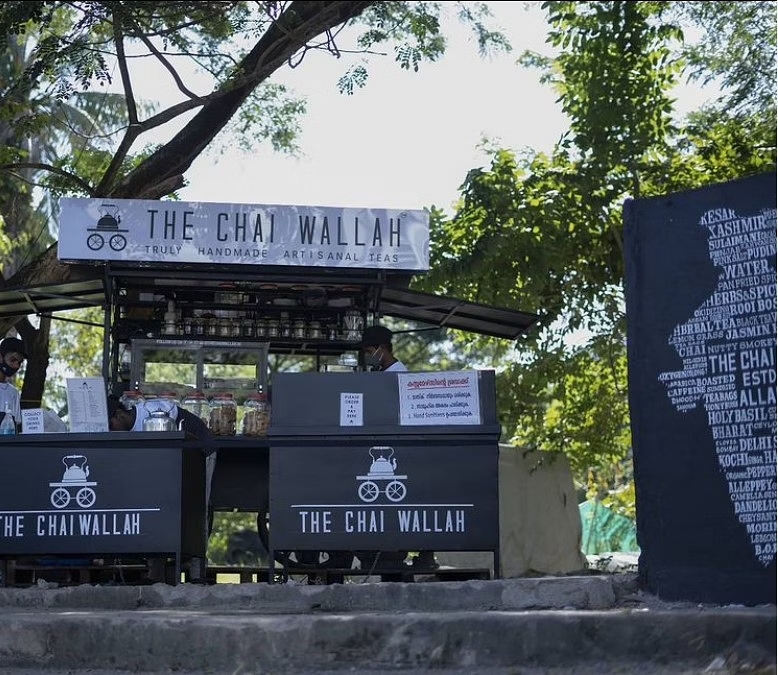 The pop-up stall of The Chai Wallah.