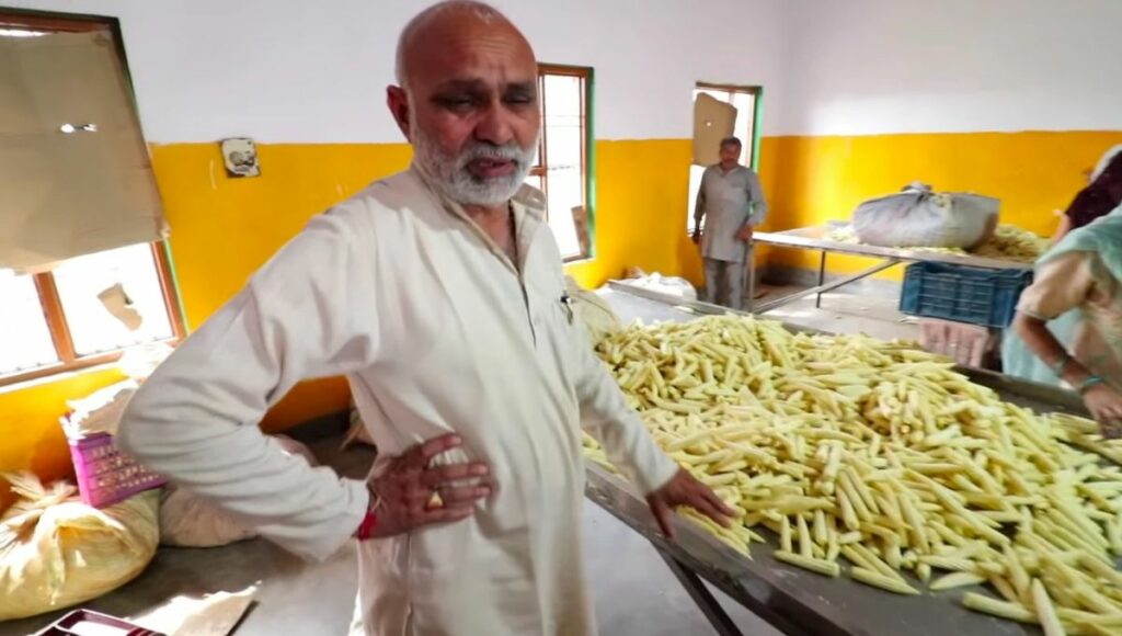Kanwal Singh Chauhan, a farmer cultivating baby corn
