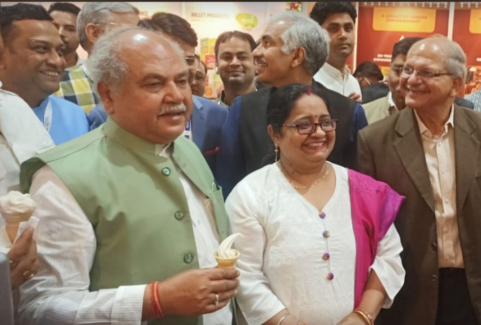 Pratibha Tiwari launched millet ice cream