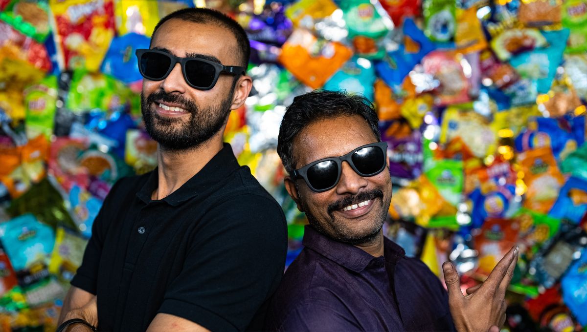 eco-friendly sunglasses from chips packets