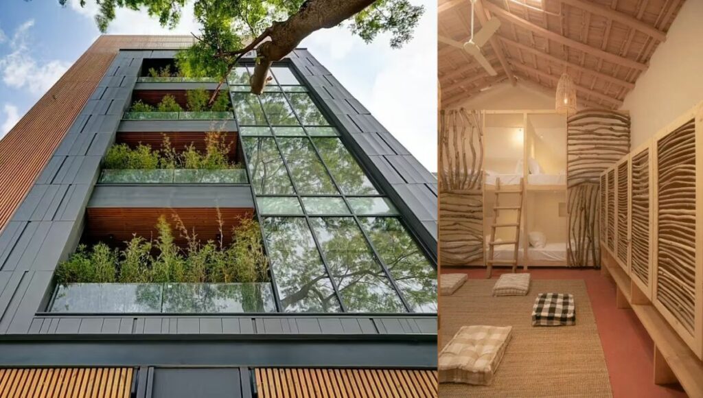 Eco-friendly homes promoting sustainable living. 